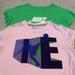 Nike Shirts & Tops | 2 Nike Tops!! Green Is Woman S Pink Girl Large | Color: Green/Pink | Size: Lg