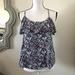 American Eagle Outfitters Tops | American Eagle Outfitters Floral Top | Color: Blue | Size: Xs