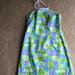 Lilly Pulitzer Dresses | Euc Lilly Pulitzer Halter Dress Size 6 | Color: Green/Purple | Size: 6