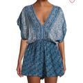 Free People Other | Euc Free People Xs Arizona Romper | Color: Blue | Size: Xs
