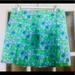 Lilly Pulitzer Skirts | Lilly Pulitzer Skirt With Pockets Like New. Size 8 | Color: Blue/Green | Size: 8