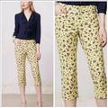 Anthropologie Pants & Jumpsuits | Anthropologie Cropped Pants-I1 | Color: Yellow | Size: 2