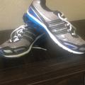 Adidas Shoes | Adidas Gray And Blue Running Shoes Size 5y | Color: Blue/Gray | Size: 5