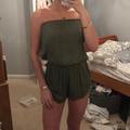 American Eagle Outfitters Other | Army Green Strapless Romper | Color: Green | Size: Os