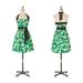 Anthropologie Dresses | Anthropologie Halter Dress | Color: Black/Green | Size: 4