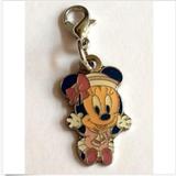 Disney Jewelry | Disney Minnie Mouse Charm Clip Bracelet Zipperpull | Color: Pink/White | Size: Os