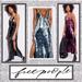 Free People Dresses | Free Sequins High Split Dress | Color: Black/Blue | Size: Various