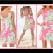 Lilly Pulitzer Dresses | Host Pick Rare Delia Hotty Pink Pink Lemonade By Lilly Puli | Color: Green/Pink | Size: 0