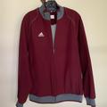 Adidas Jackets & Coats | Adidas Climawarm Fielders Choice Baseball Jacket | Color: Red/Tan/White | Size: Xs