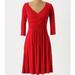 Anthropologie Dresses | Anthropologie Velvet Dress | Color: Red | Size: M