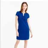 J. Crew Dresses | J.Crew Royal Blue Shift Dress W/ Bow Detail Size 4 | Color: Blue | Size: 4