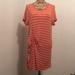 Anthropologie Dresses | Anthropologie Deletta Striped Shirt Dress | Color: Orange | Size: S