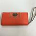 Kate Spade Other | Kate Spade Long Wristlet Wallet Leather | Color: Cream/Orange | Size: Os