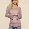 Jessica Simpson Tops | *Host Pick* Nwt Jessica Simpson Maternity Top | Color: Purple | Size: Mm