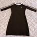 Adidas Dresses | Adidas Originally Three Stripes Bodycon Dress | Color: Black/White | Size: Xs