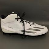 Adidas Shoes | Adidas Adizero 5 Star 5.0 Mid Football Cleats - 18 | Color: Black/White | Size: 18