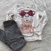 Disney Matching Sets | Girls Disney Leggings Outfit Size 7 | Color: Gray | Size: 7g