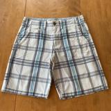 American Eagle Outfitters Shorts | American Eagle Plaid Khaki Shorts | Color: White | Size: 30