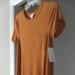 Lularoe Dresses | Nwt Lularoe Carly Dress Size Xsmall | Color: Orange | Size: Xs