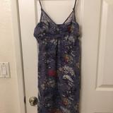 American Eagle Outfitters Dresses | American Eagle - Purple Floral Dress Size 4 | Color: Purple/White | Size: 4