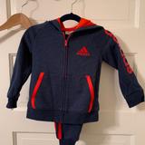 Adidas Matching Sets | Adidas 2t Track Suit | Color: Blue/Orange | Size: 2tb