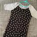 Lularoe Dresses | Lularoe L Julia Racoon/Trash Panda | Color: Black/White | Size: L