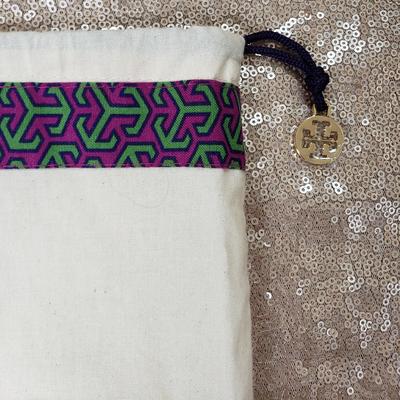 Tory Burch Bags | Tory Burch Dust Bag | Color: Cream/Purple | Size: 17.5" Long X 14" Wide