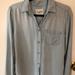 American Eagle Outfitters Tops | American Eagle Outfitters Chambray Denim Shirt M | Color: Blue | Size: M
