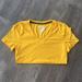 Adidas Tops | Adidas Climalite Ultimate Tee V-Neck T-Shirt Xs | Color: Gold | Size: Xs