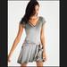 American Eagle Outfitters Dresses | American Eagle Outfitters - Ombr Dress | Color: Gray/White | Size: L