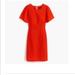 J. Crew Dresses | J. Crew Flutter Sleeve Eyelet Dress | Color: Red | Size: 10