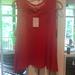 Free People Tops | Free People Red Top! Xs Nwt | Color: Red | Size: Xs