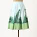Anthropologie Skirts | Anthropologie Sarah Ball Photography Kudzu Skirt | Color: Blue/Green | Size: 0