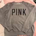 Pink Victoria's Secret Tops | Gray Pink Crewneck | Color: Gray | Size: S