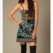 Free People Dresses | Free People 4 Lost In Paradise Velvet Floral Dress | Color: Black/Blue | Size: 4