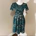 Lularoe Dresses | Lularoe Amelia Dress | Color: Blue/Green | Size: Xxs