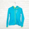 Adidas Tops | Adidas Blue & Neon Green Climawarm Full Zip Hoodie | Color: Blue/Green | Size: S