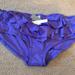 J. Crew Swim | J.Crew Jersey Lomellina Side-Swept Ruffel Hipster | Color: Purple | Size: M