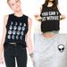 Brandy Melville Tops | (Bundle Of 3) Brandy Melville Cropped Muscle Tanks | Color: Black/Gray | Size: S