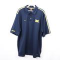 Nike Shirts | 90s Nike Mens Large Michigan Wolverines Polo Shirt | Color: Blue/Yellow | Size: L