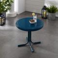 Griffith Outdoor Metal Side Table Navy Gloss - Crosley CO1011A-NV