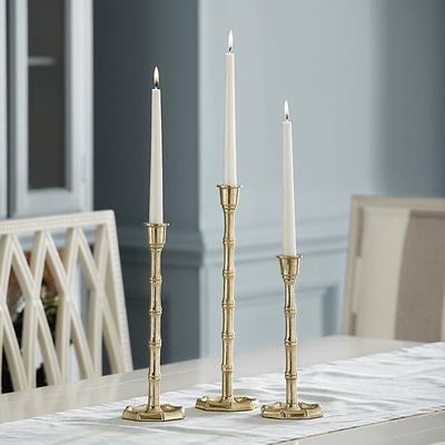 Bamboo Candlesticks - Medium - Ballard Designs