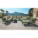 Kathy Ireland 7 Piece Sectional Seating Group w/ Cushions Metal in Black kathy ireland Homes & Gardens by TK Classics | Outdoor Furniture | Wayfair