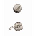 Schlage Callington Interior Lever Set in Gray | 8.13 H x 5.5 W x 2.25 D in | Wayfair F59CLT625LH