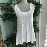 Anthropologie Tops | Anthropologie Left Of Center White Tank Top | Color: White | Size: S