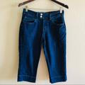 Levi's Pants & Jumpsuits | Levis || Denim Dark Capri Pants | Color: Blue | Size: 6