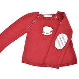 Burberry Shirts & Tops | Burberry Baby: Red & "Nova Check" Knit Sweater | Color: Red/Tan | Size: 12mb