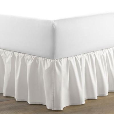 Laura Ashley Gathered Bedskirt, Queen, White