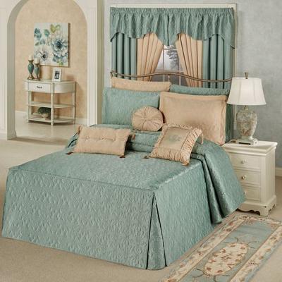 Cambridge Classics Grande Bedspread Aqua Mist, Queen, Aqua Mist