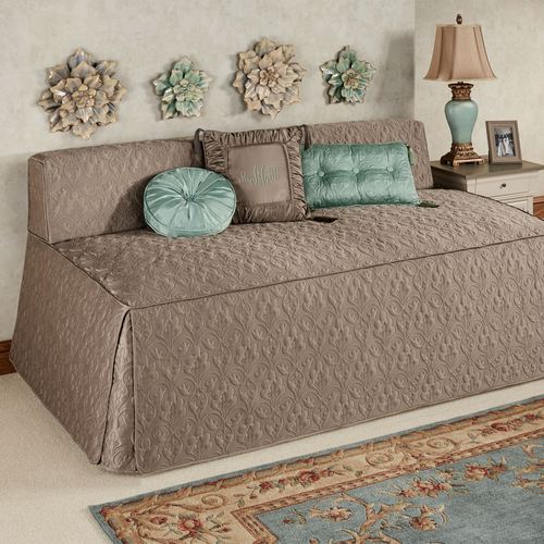 Cambridge Classics Hollywood Daybed Cover Twin Daybed, Twin Daybed, Mink